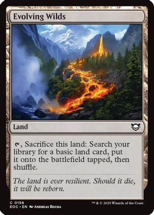 Evolving Wilds (EOC-158) - Commander: Edge of Eternities