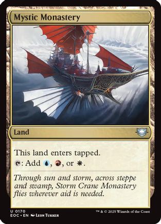 Mystic Monastery (EOC-170) - Commander: Edge of Eternities