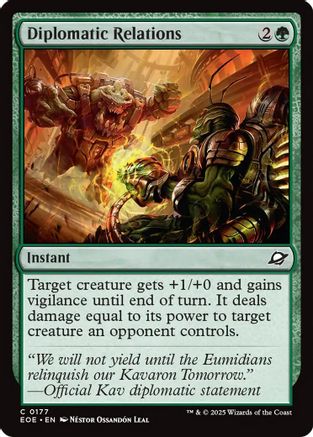 Diplomatic Relations (EOE-177) - Edge of Eternities Foil