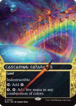 Cascading Cataracts (0005) (Borderless) (EOS-005) - Edge of Eternities: Stellar Sights