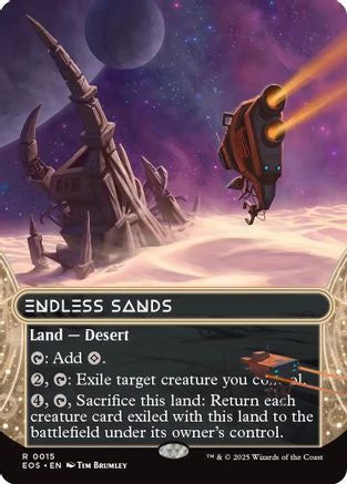 Endless Sands (EOS-015) - Edge of Eternities: Stellar Sights Foil