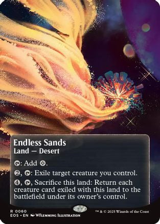 Endless Sands (0060) (Borderless) (EOS-060) - Edge of Eternities: Stellar Sights