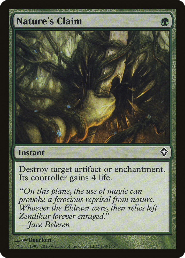 Nature's Claim [Worldwake]