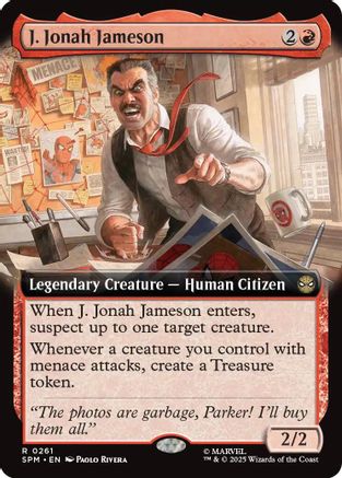 J. Jonah Jameson (Extended Art) (SPM-261) - Marvel's Spider-Man