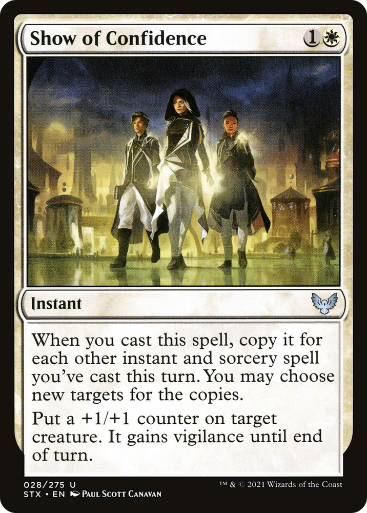 Show of Confidence [Strixhaven: School of Mages]