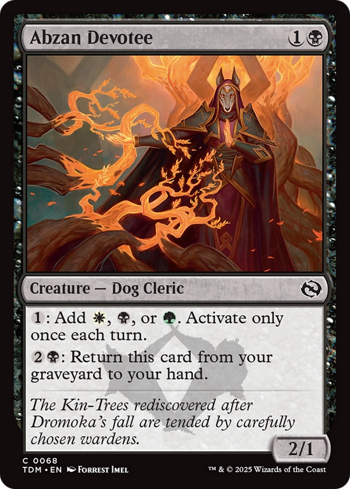 Abzan Devotee (TDM-068) - Tarkir: Dragonstorm