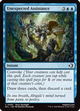 Unexpected Assistance (ECL-080) - Lorwyn Eclipsed Foil