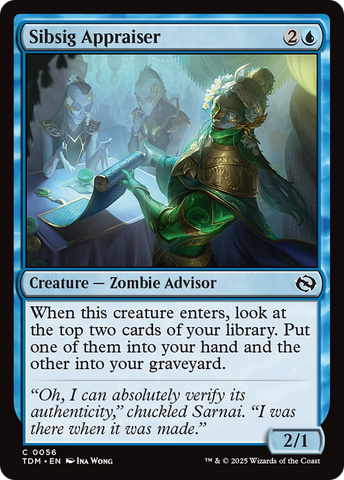 Sibsig Appraiser (TDM-056) - Tarkir: Dragonstorm
