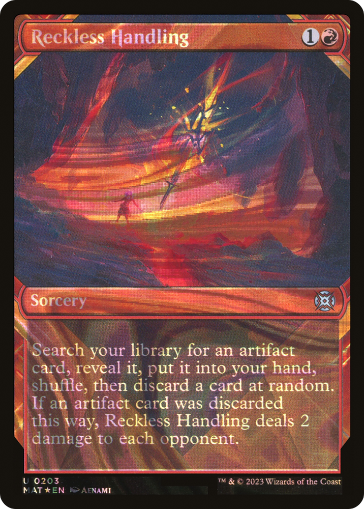 Reckless Handling (Showcase Halo Foil) [March of the Machine: The Aftermath]