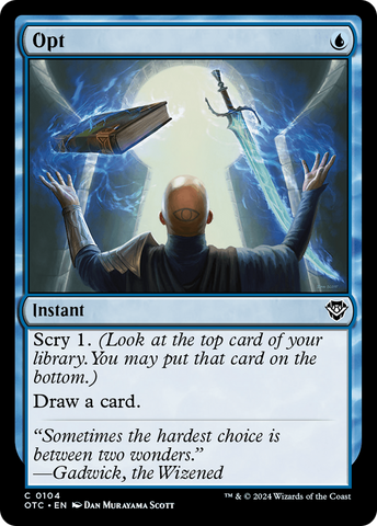 Opt [Outlaws of Thunder Junction Commander]