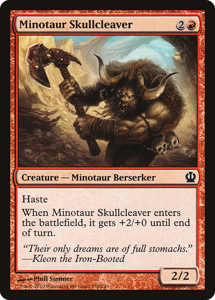 Minotaur Skullcleaver [Theros]