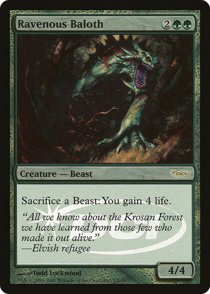 Ravenous Baloth [Judge Gift Cards 2007]