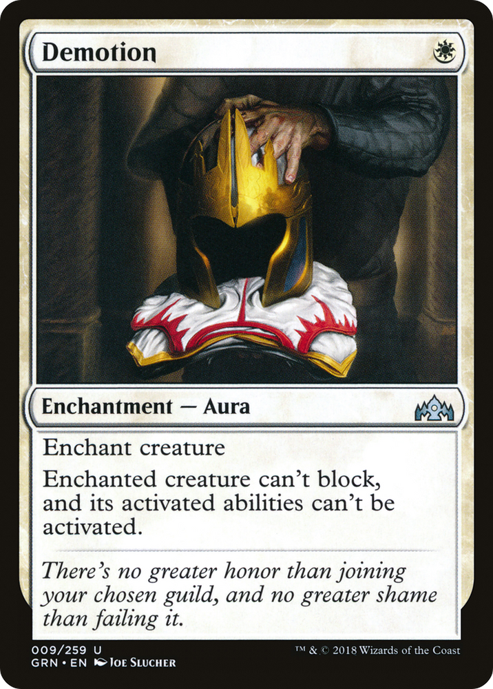 Demotion [Guilds of Ravnica]