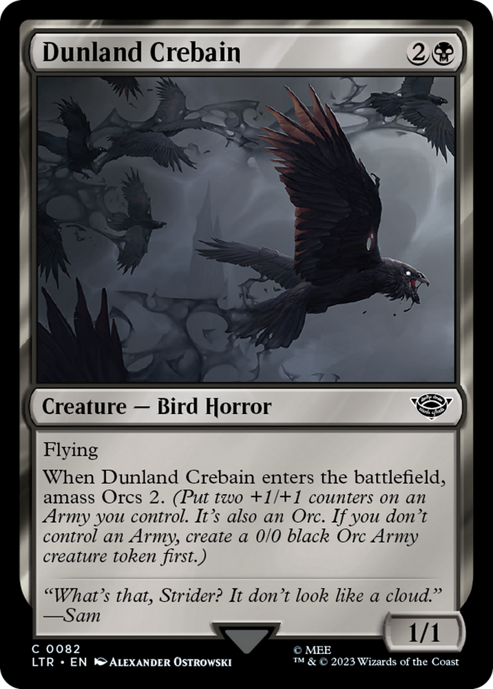 Dunland Crebain [The Lord of the Rings: Tales of Middle-Earth]