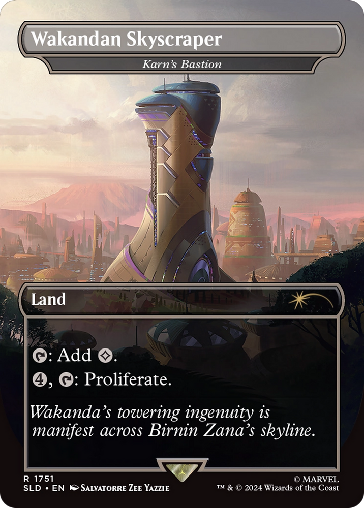Wakandan Skyscraper - Karn's Bastion [Secret Lair Drop Series]