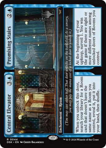 Central Elevator // Promising Stairs [Duskmourn: House of Horror Promos]