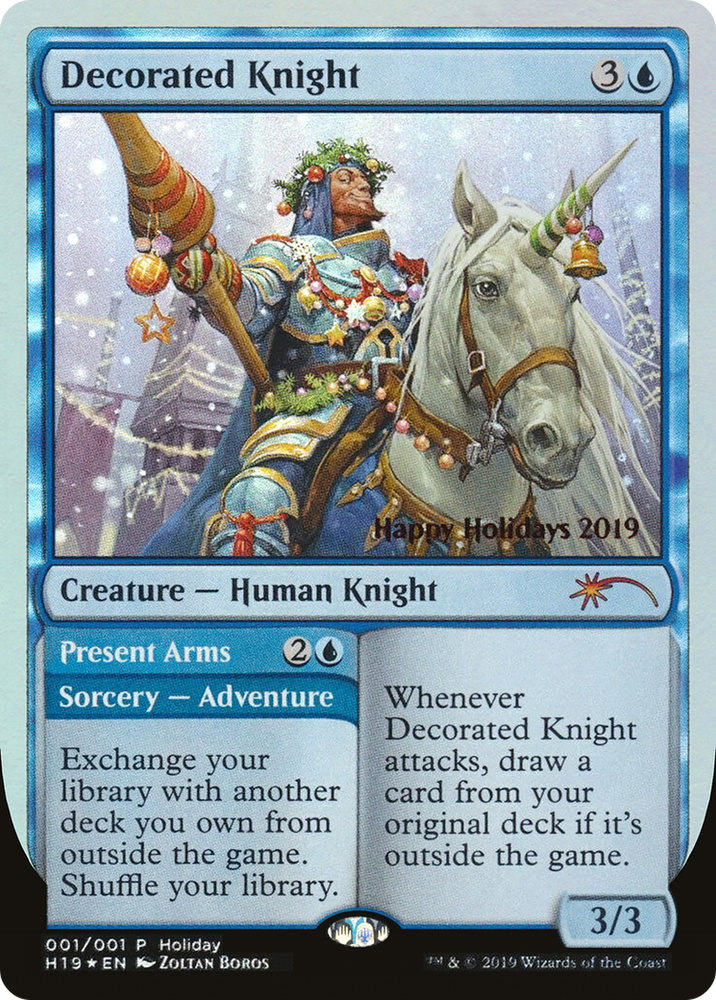 Decorated Knight // Present Arms [Happy Holidays]