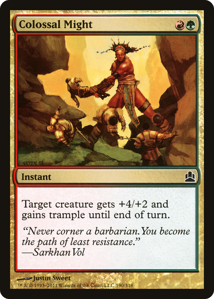 Colossal Might [Commander 2011]