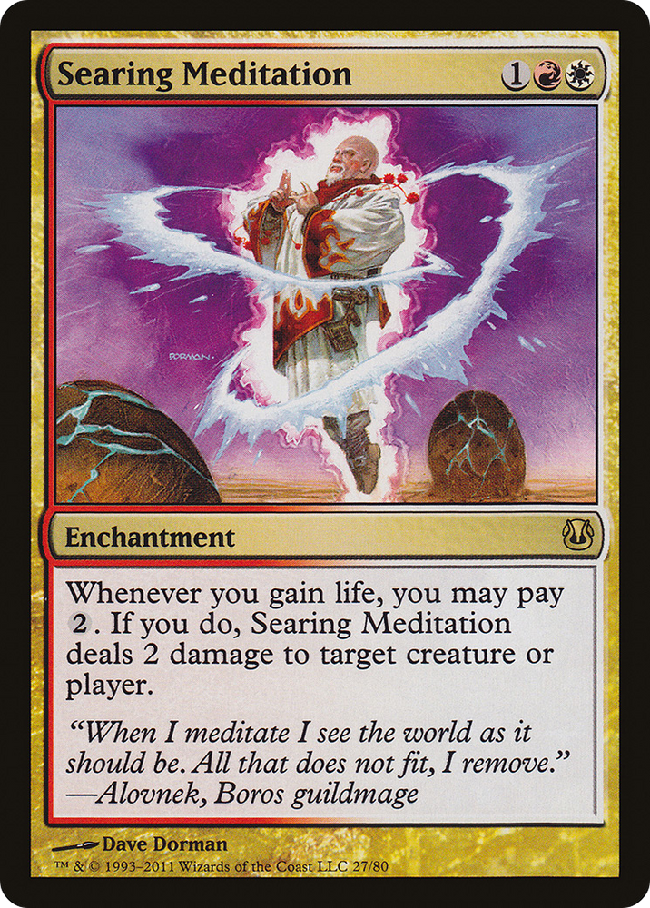 Searing Meditation [Duel Decks: Ajani vs. Nicol Bolas]