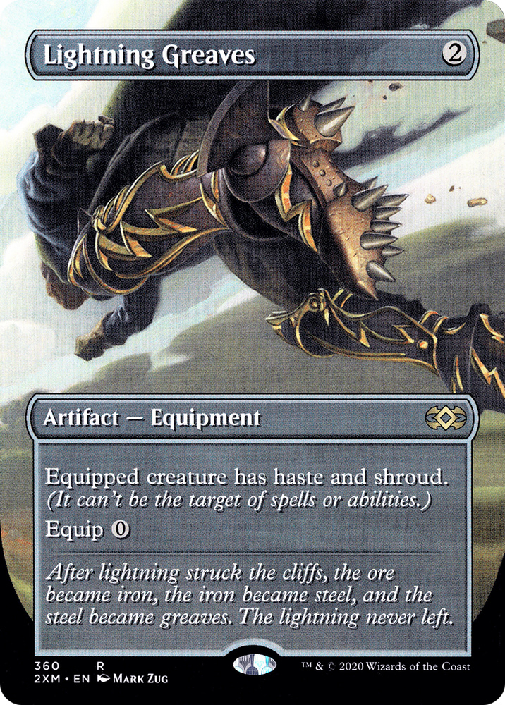 Lightning Greaves (Toppers) [Double Masters]