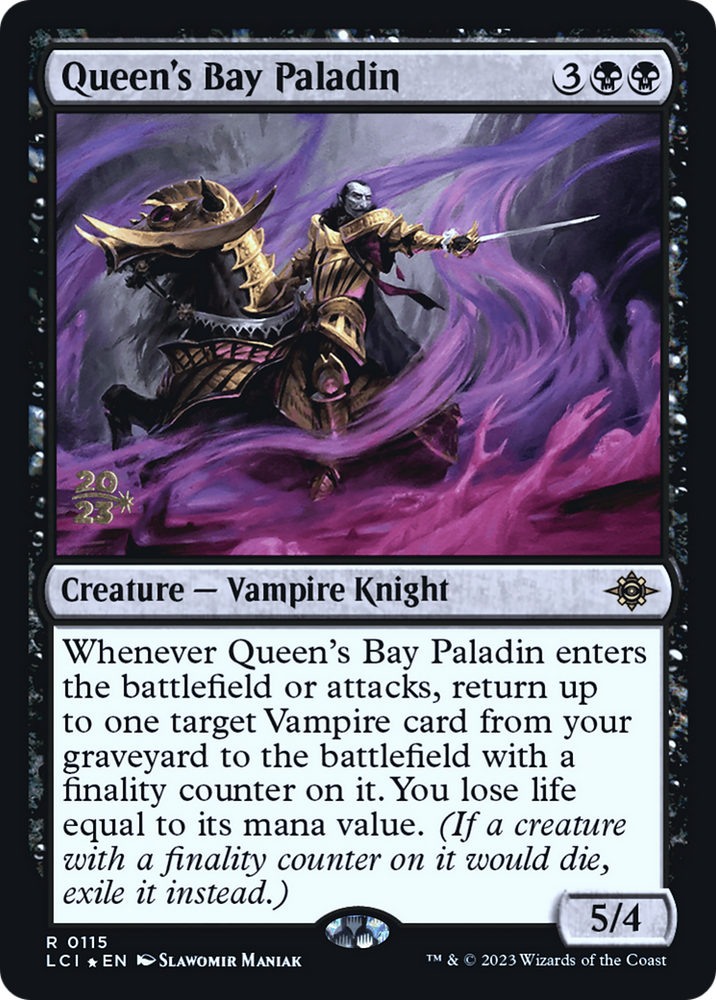 Queen's Bay Paladin [The Lost Caverns of Ixalan Prerelease Cards]