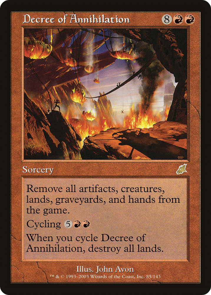 Decree of Annihilation [Scourge]