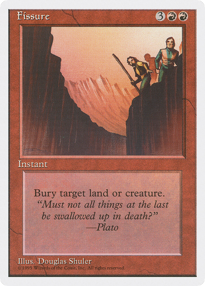 Fissure [Fourth Edition]