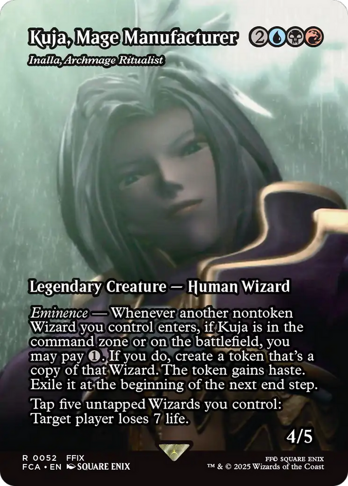 Kuja, Mage Manufacturer - Inalla, Archmage Ritualist (Showcase) (FCA-052) - FINAL FANTASY: Through the Ages / Kuja, Mage Manufacturer (Borderless)