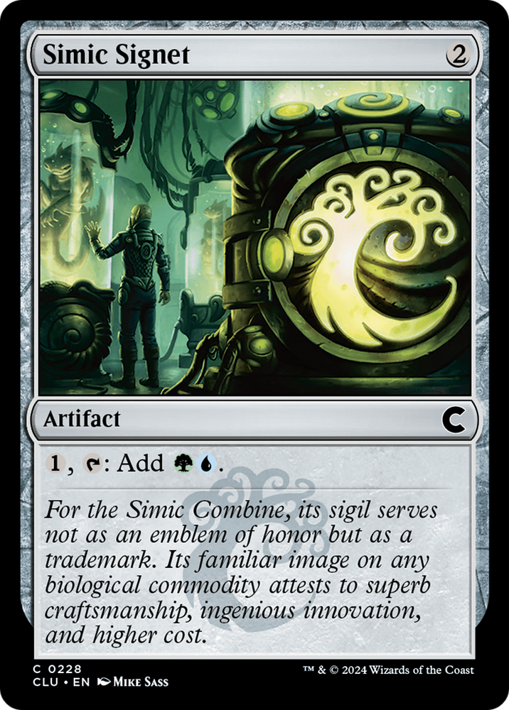 Simic Signet [Ravnica: Clue Edition]