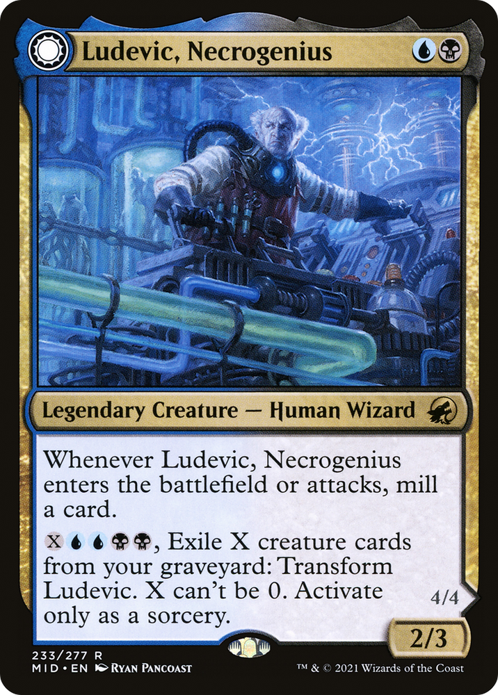 Ludevic, Necrogenius // Olag, Ludevic's Hubris [Innistrad: Midnight Hunt]