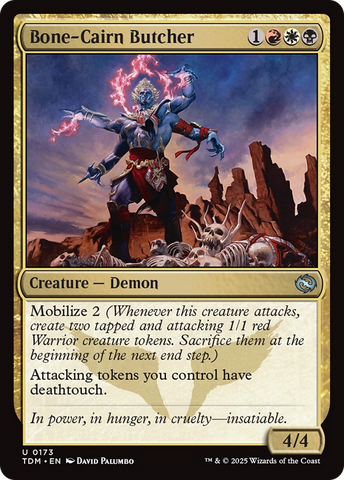 Bone-Cairn Butcher (TDM-173) - Tarkir: Dragonstorm