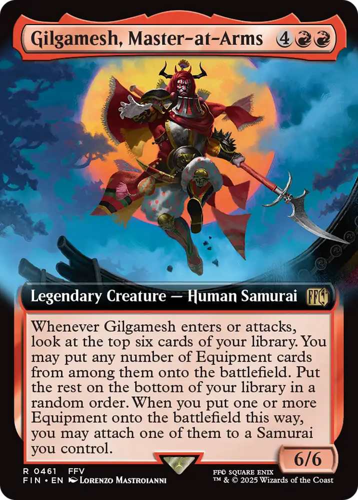 Gilgamesh, Master-at-Arms (FIN-461) - FINAL FANTASY: (Extended Art) Foil
