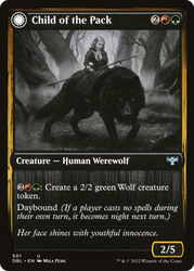 Child of the Pack // Savage Packmate [Innistrad: Double Feature]