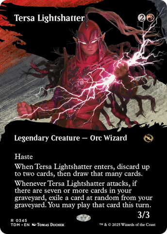 Tersa Lightshatter (TDM-345) - Tarkir: Dragonstorm: (Showcase) (Borderless)