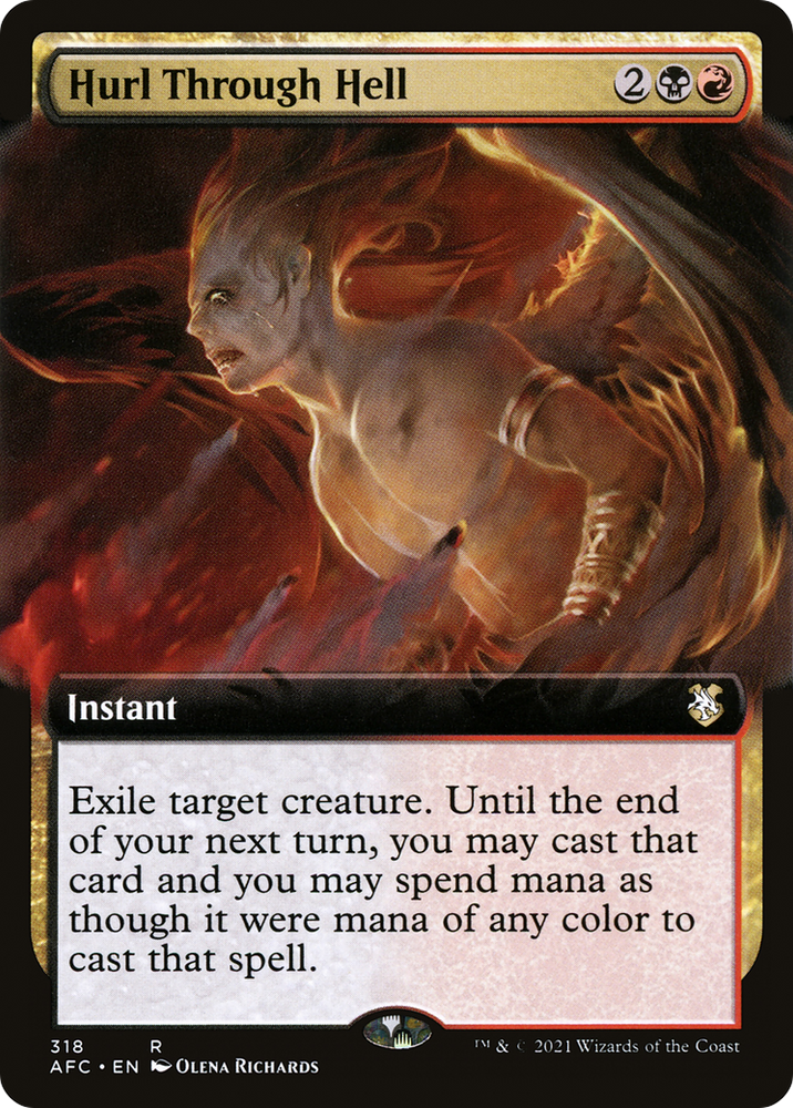 Hurl Through Hell (Extended Art) [Dungeons & Dragons: Adventures in the Forgotten Realms Commander]