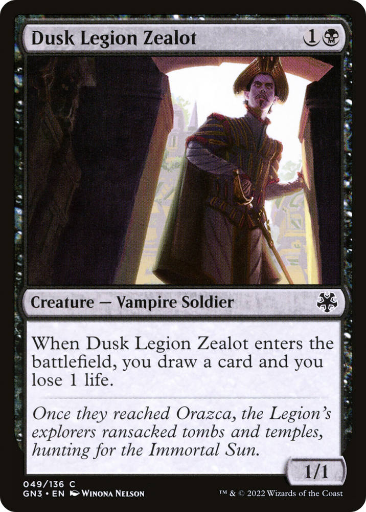 Dusk Legion Zealot [Game Night: Free-for-All]