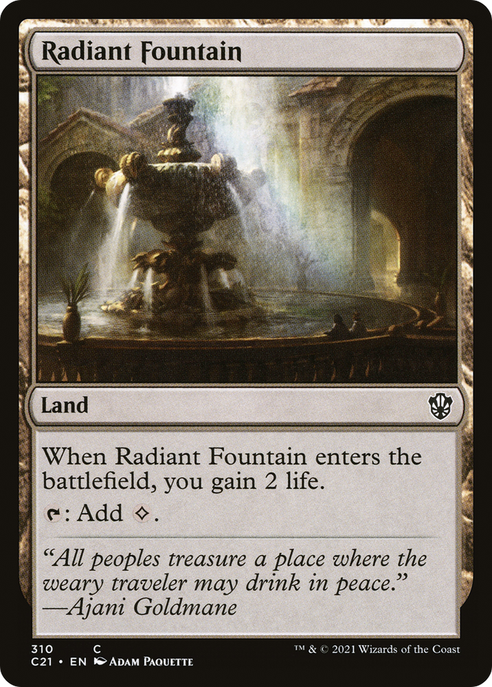 Radiant Fountain [Commander 2021]