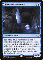 Mirrorhall Mimic // Ghastly Mimicry [Innistrad: Crimson Vow]