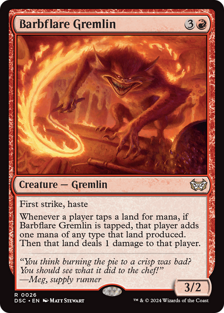 Barbflare Germlin [Duskmourn: House of Horror Commander]