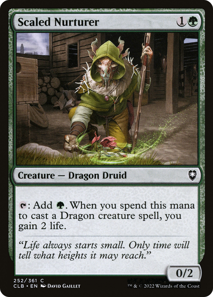 Scaled Nurturer [Commander Legends: Battle for Baldur's Gate]