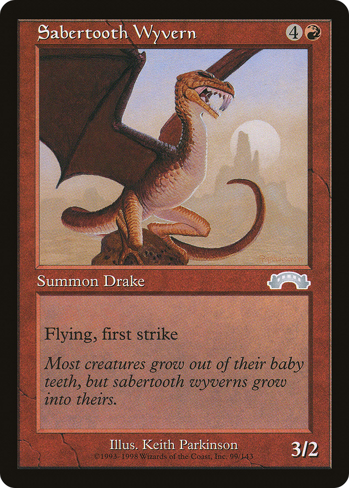 Sabertooth Wyvern [Exodus]