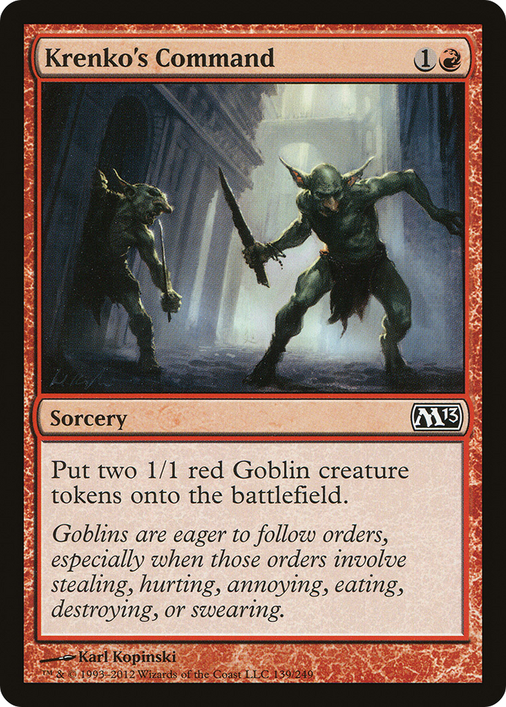 Krenko's Command [Magic 2013]