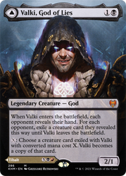 Valki, God of Lies // Tibalt, Cosmic Impostor (Borderless) [Kaldheim]