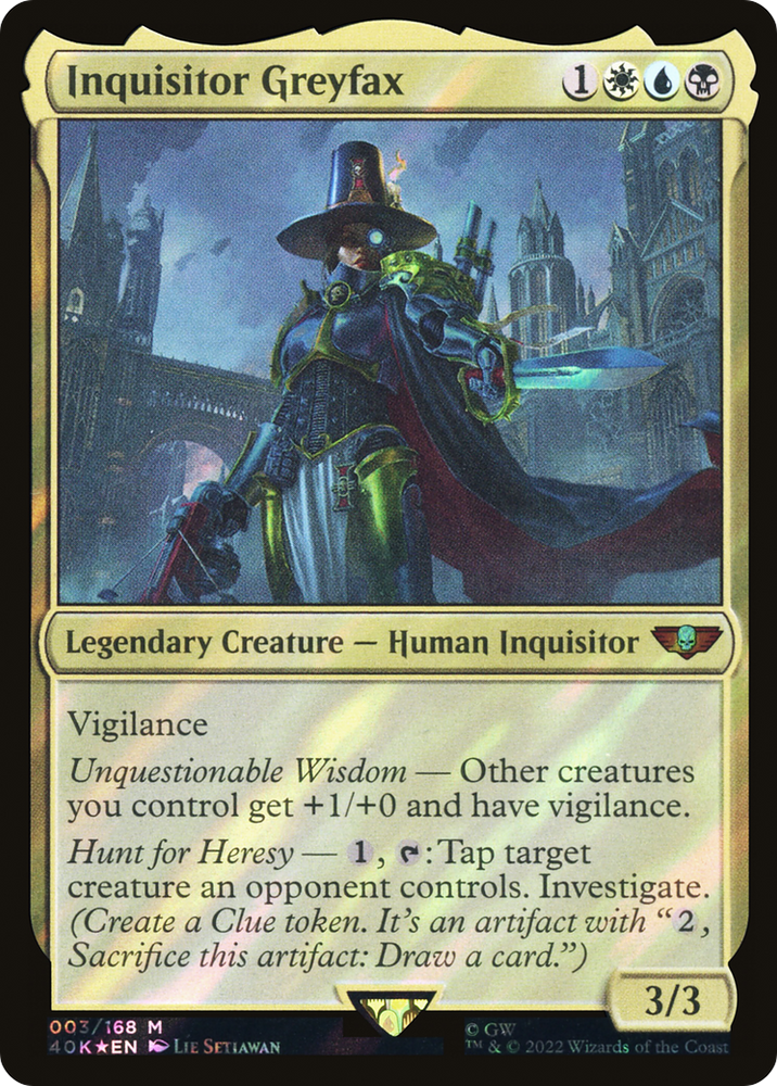 Inquisitor Greyfax (Surge Foil) [Warhammer 40,000]