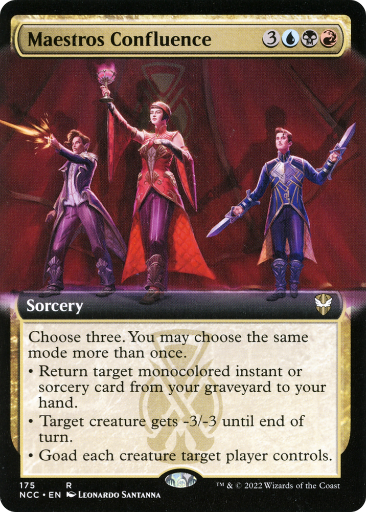 Maestros Confluence (Extended Art) [Streets of New Capenna Commander]