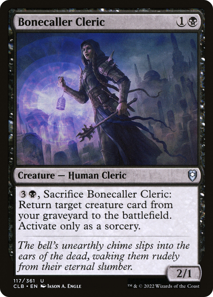 Bonecaller Cleric [Commander Legends: Battle for Baldur's Gate]