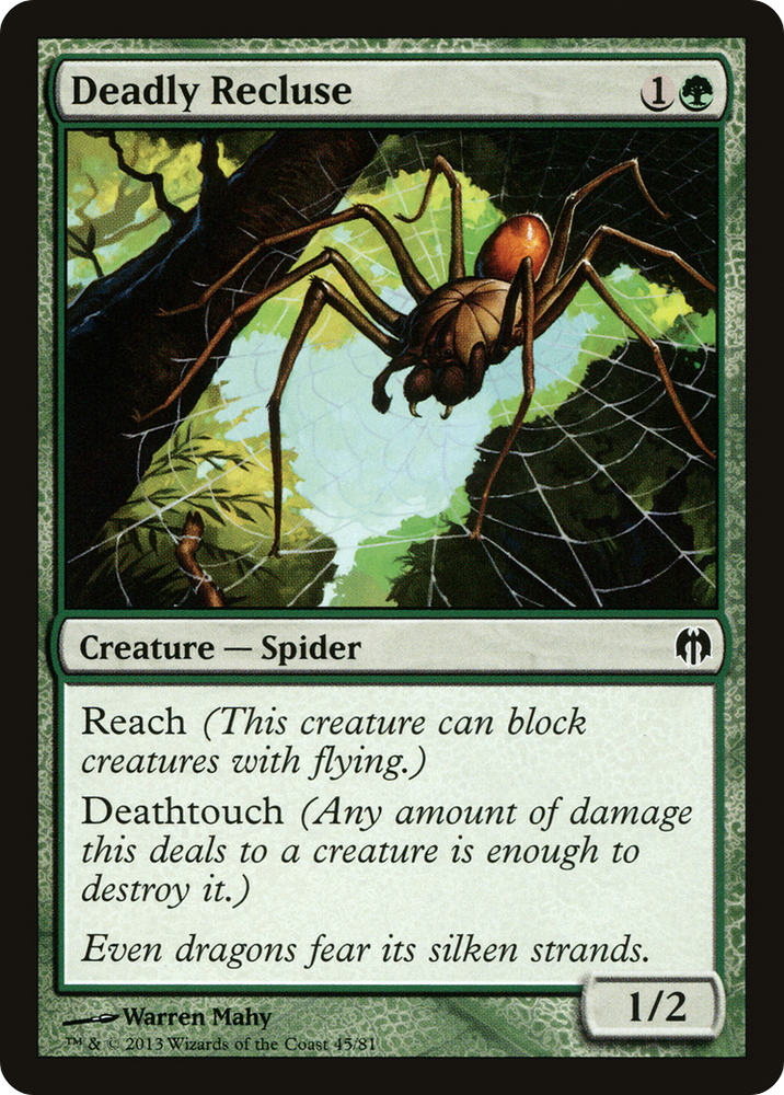Deadly Recluse [Duel Decks: Heroes vs. Monsters]