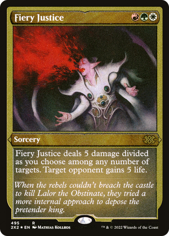 Fiery Justice (2X2-495) - Double Masters 2022 Foil