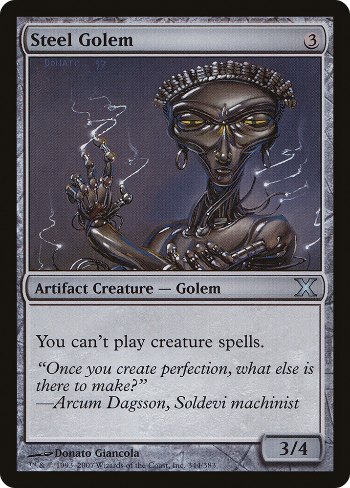Steel Golem [Tenth Edition]