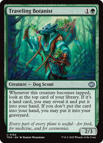 Traveling Botanist (TDM-164) - Tarkir: Dragonstorm Foil